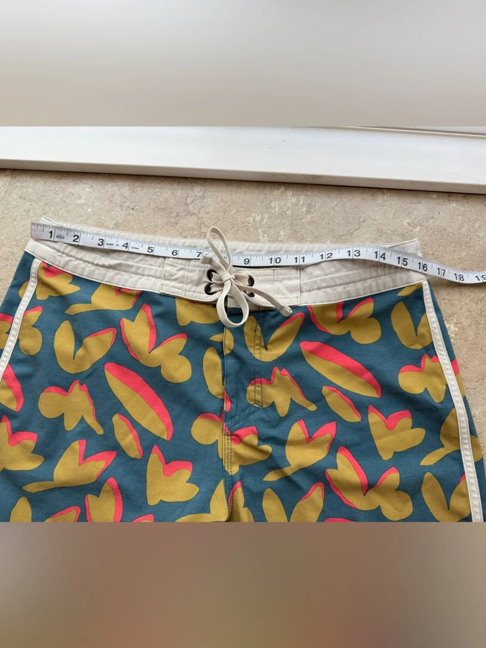 Prana Vintage Boardshorts-Catalina Indo Disco, Size 30, Inseam 8